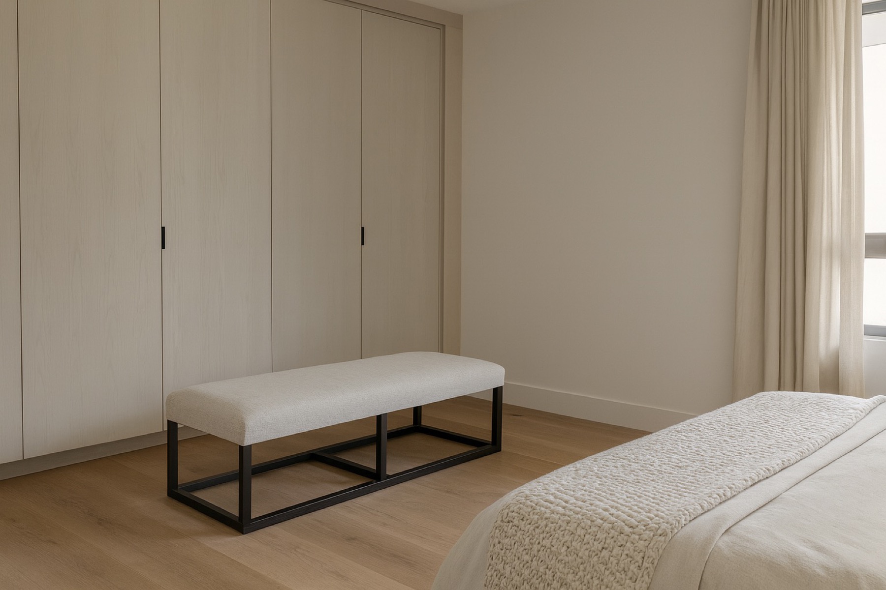 Upholstered Window Bench - Mersea Bench Gallery - Signature Furniture