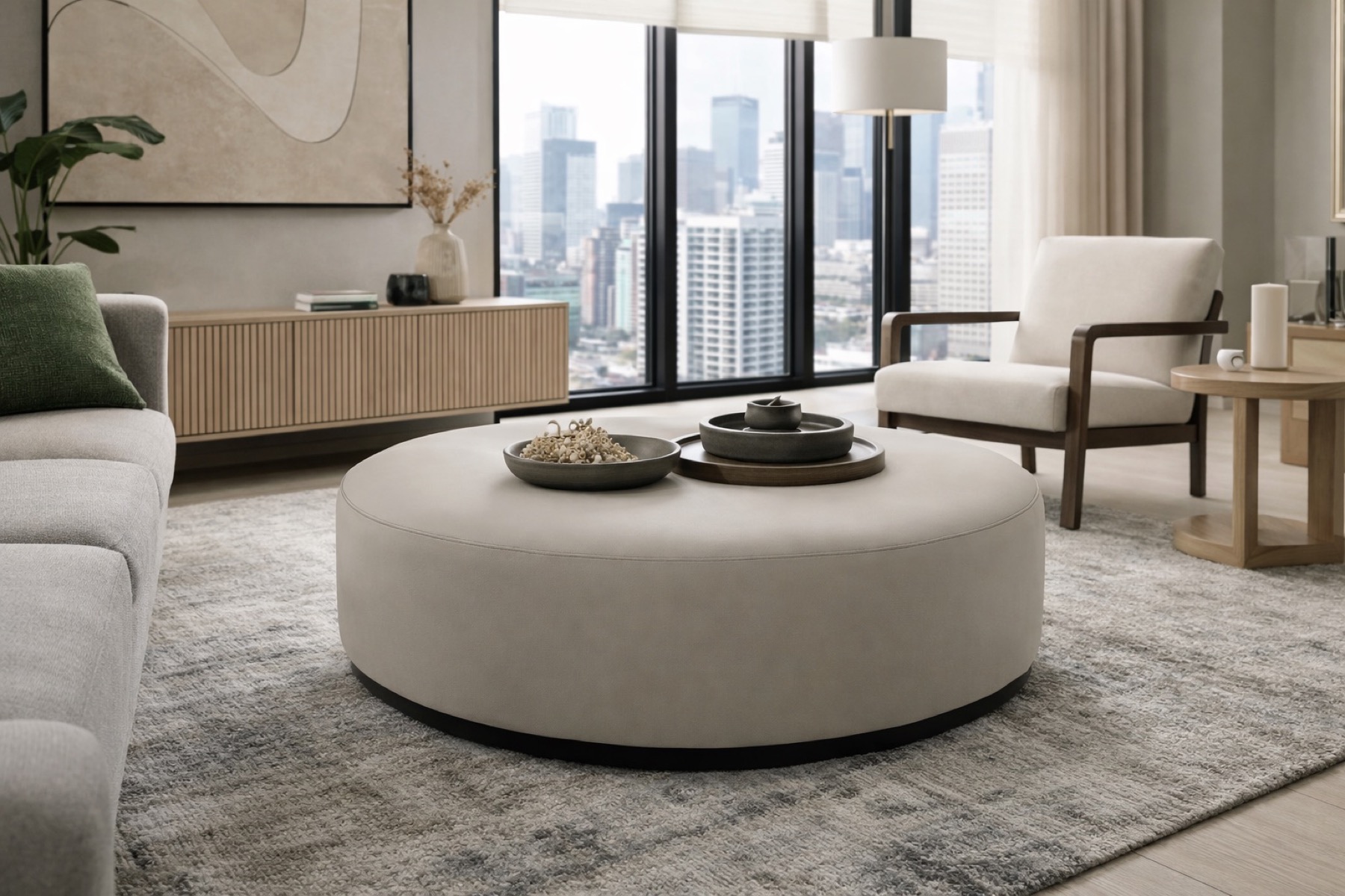 Low-Profile Footstool - Milan Footstool Gallery - Signature Footstool.