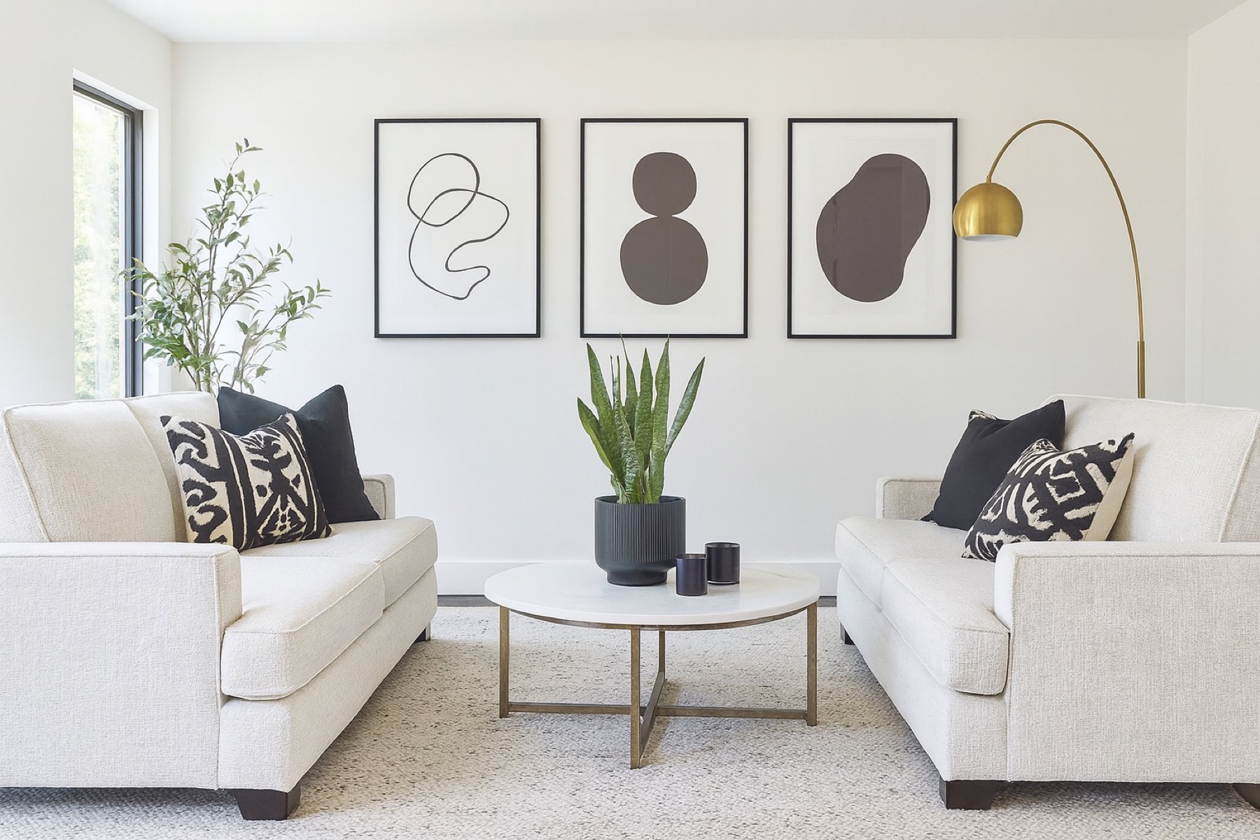 Scroll-Arm Classic Sofa - Murray Gallery