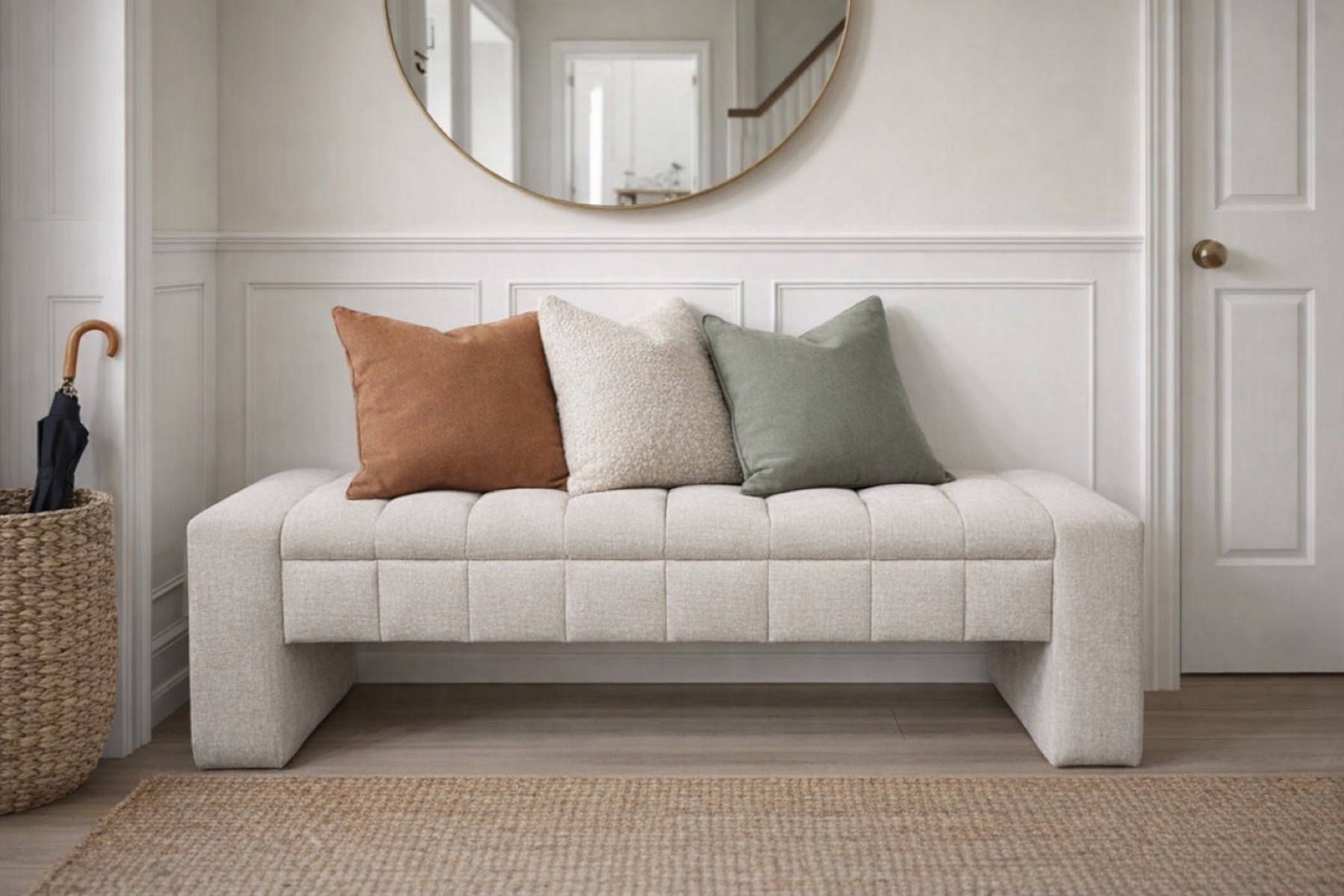 Flared-Arm Daybed - Natalie Bench Gallery