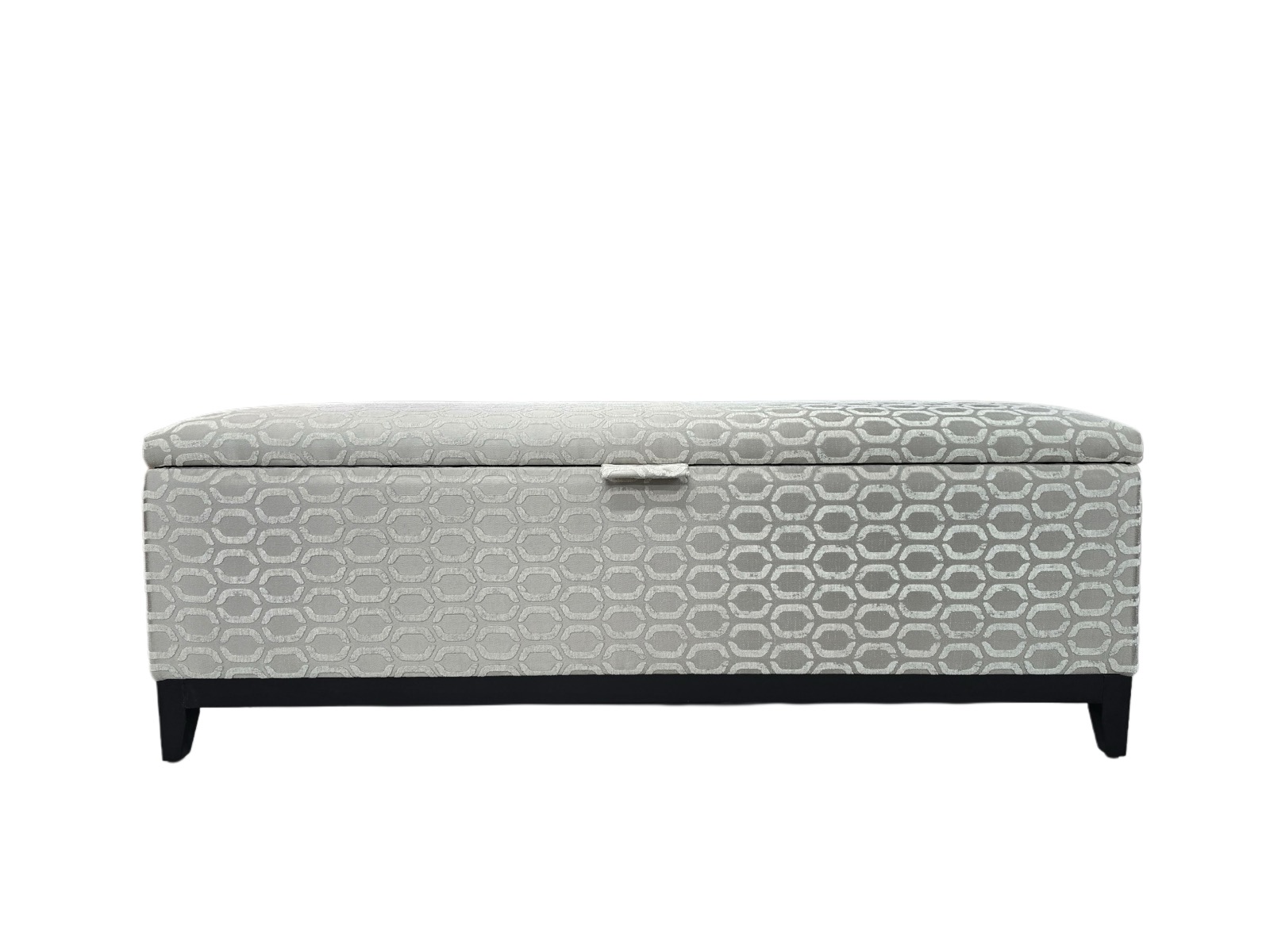 Lift-Top Storage Ottoman - Nicola Storage Ottoman Front Signature Footstool.