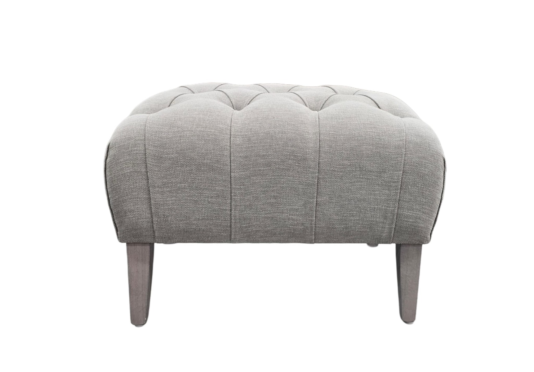 Classic Turned-Leg Footstool - Porchester Footstool Front Signature Footstool.