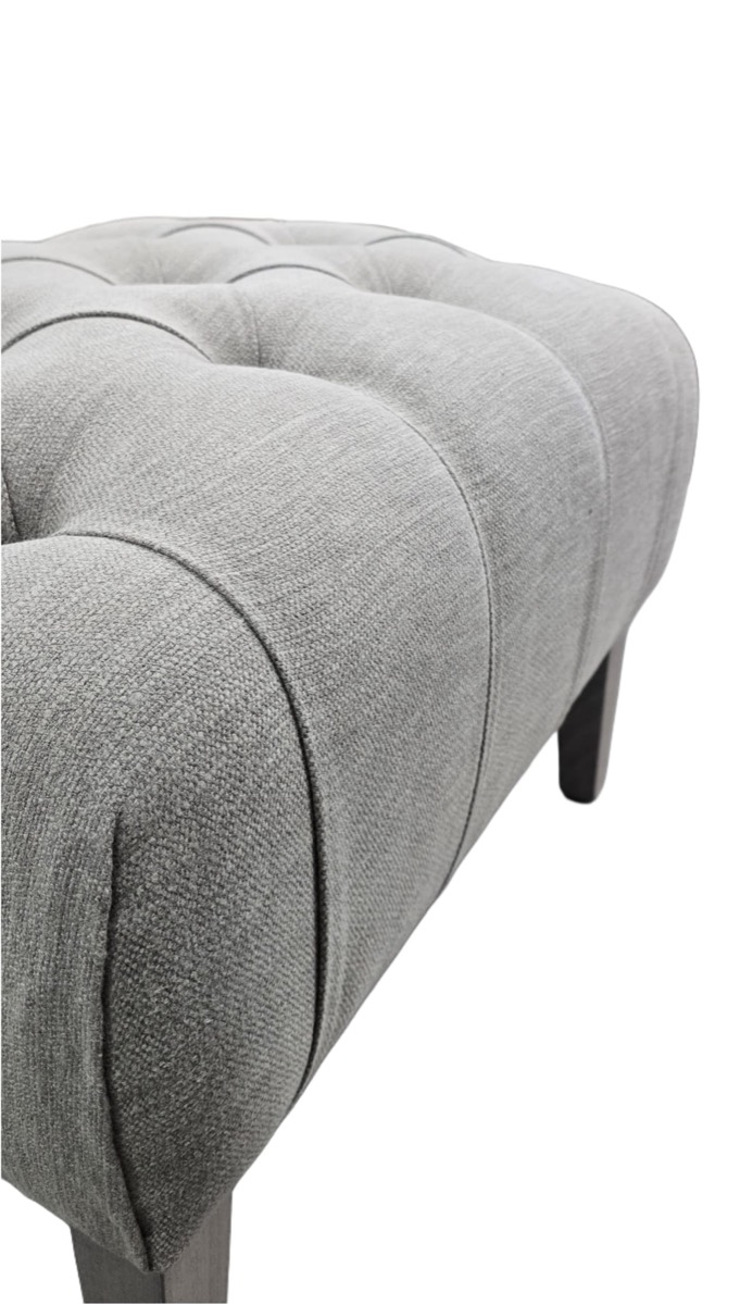 Classic Turned-Leg Footstool - Porchester Footstool Close Signature Footstool.