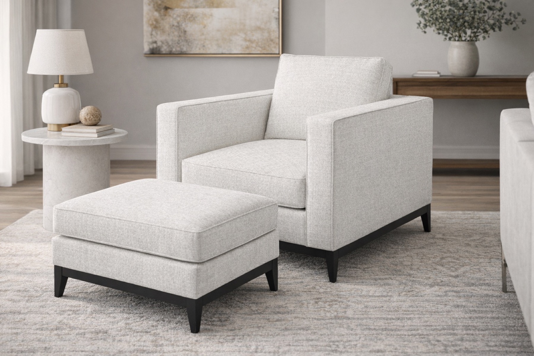 Curved Tub Armchair - Rossarno Occasional Armchair 2 - Signature Furniture