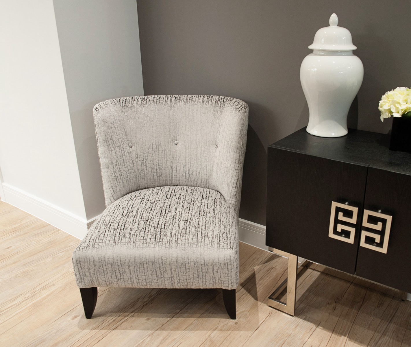 Scroll-Arm Armchair - Sienna Occassional Chair Gallery