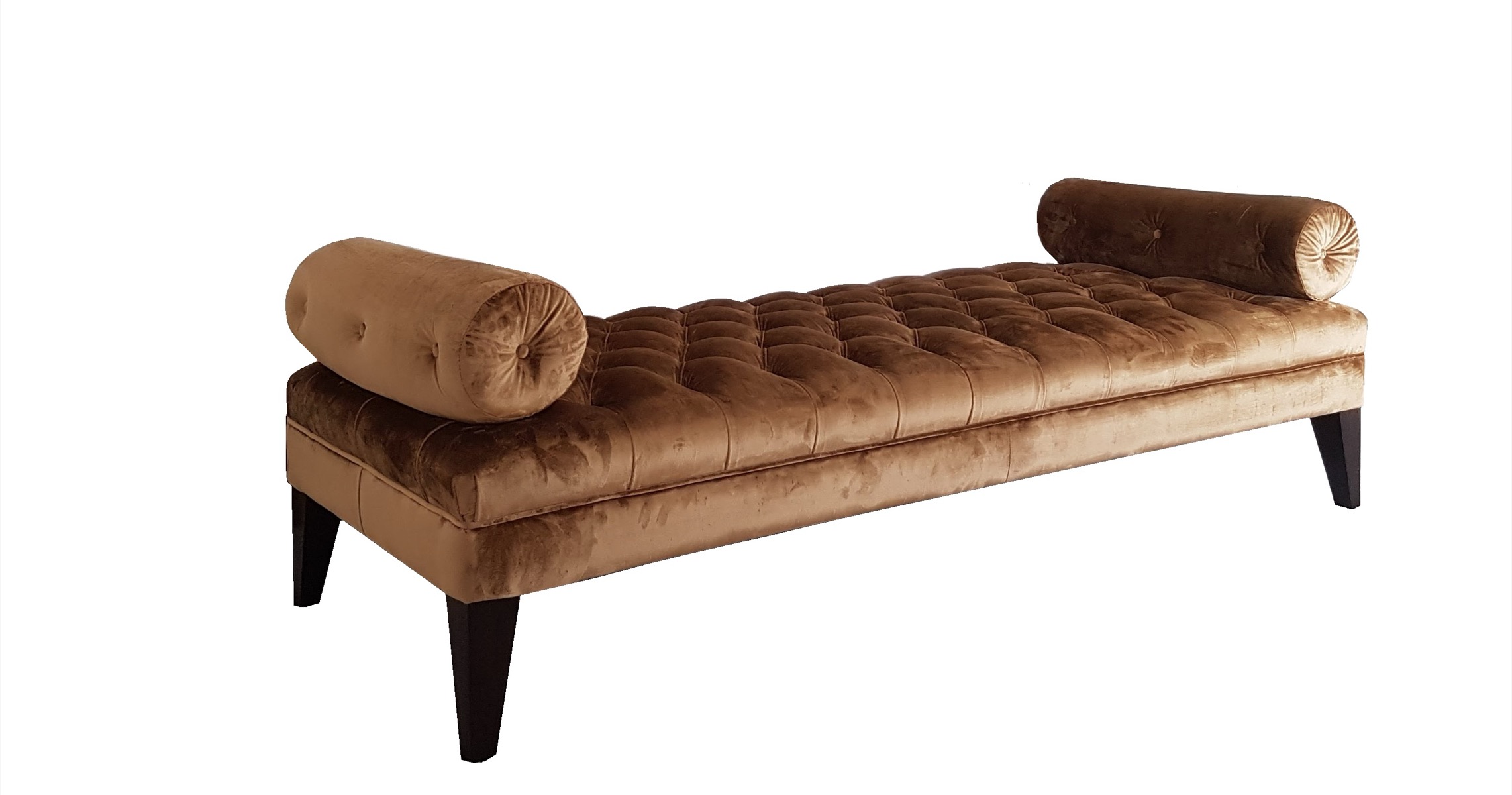 Padded Hallway Bench - Sloane Bench Angle