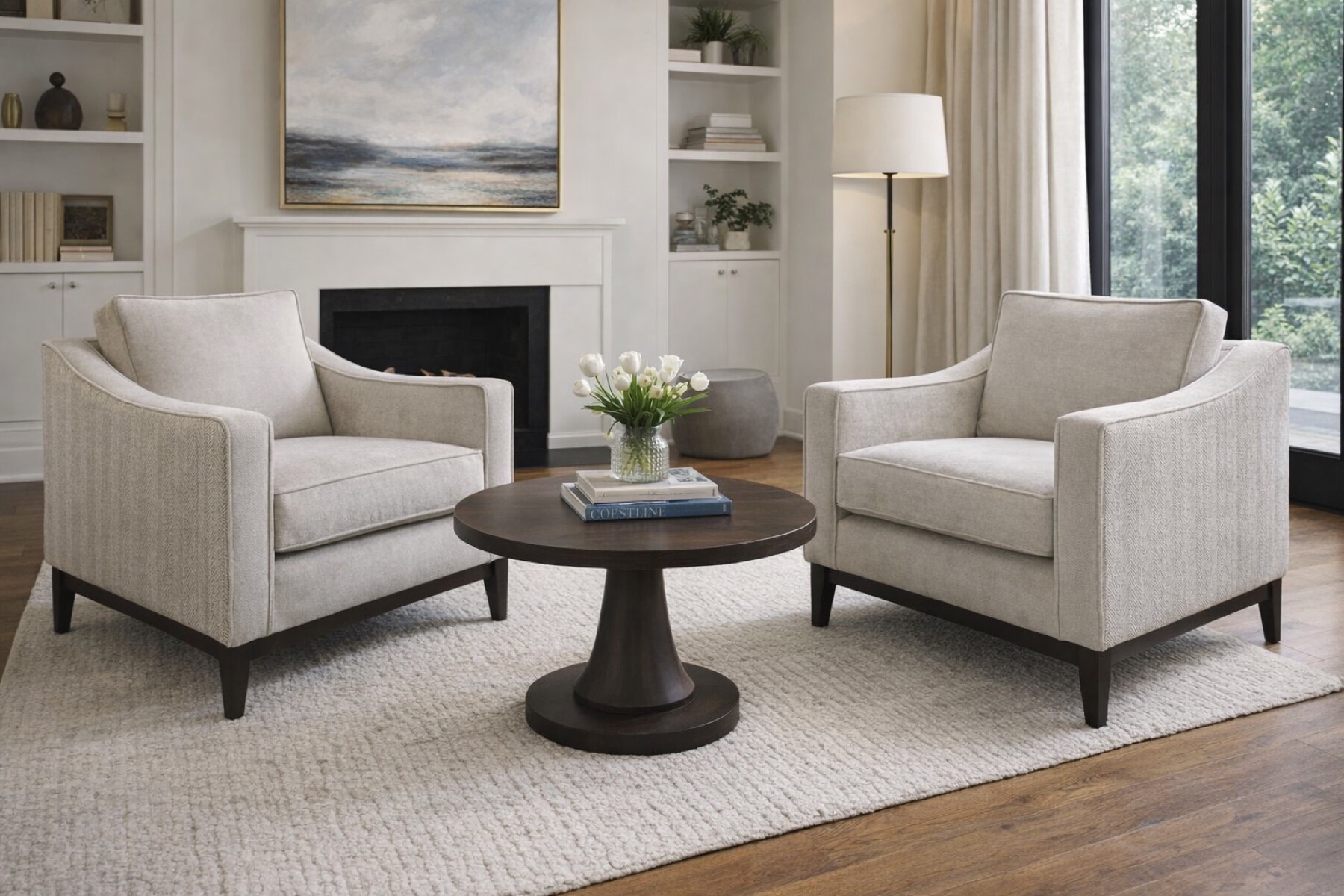 Sloped Arm Armchair - Sorrento Armchair Gallery